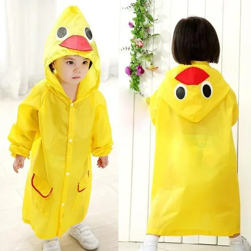 Cartoon Animal Rain Poncho for Kids Outdoor Waterproof Boys Girls Raincoat Rainwear Baby Mackintosh Children Rain Coat