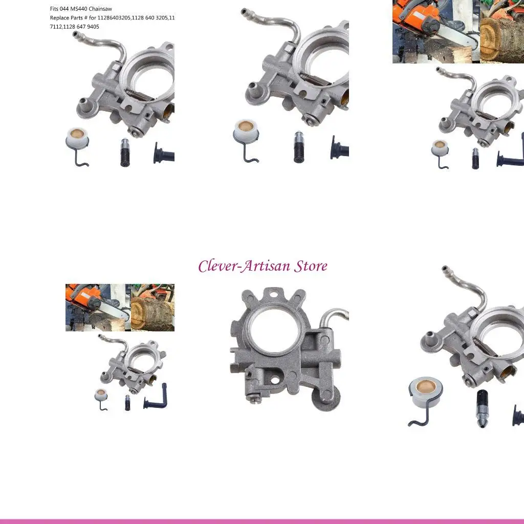 

E06B Oiler Oil for 044 MS440 Chainsaw Worm Gear Spring Pickup Line Filter Plug Complete Repair 1128 640 3205