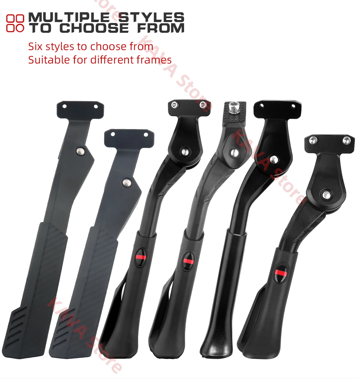 Fahrrad Halter Fußstütze Einstellbare MTB Schnee Klapp Fahrrad Ständer Park Rack Unterstützung Side Kick Ständer Fuß Brace Radfahren Teile – Detail 5