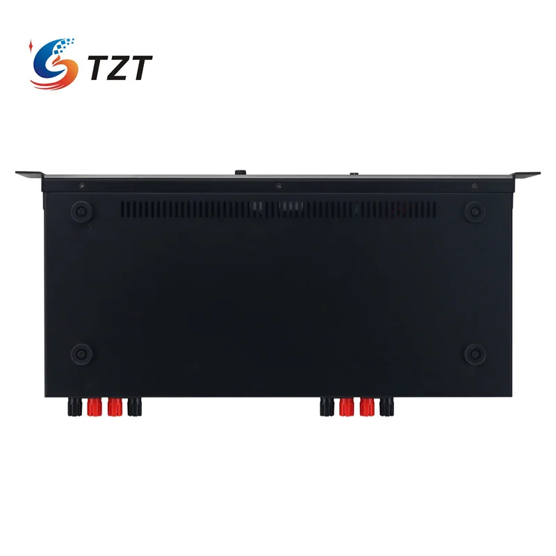 TZT 1000Wx4 전문 후면 스테이지 전력 증폭기 무대 성능 KTV 고출력 디지털 CA 듀얼 오디오 증폭기