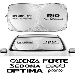 Car Windshield Sunshade Cover Anti UV Parasol Auto Accessories For Kia PICANTO RIO CEED OPTIMA K9 SEDONA FORTE CADENZA TELLURIDE