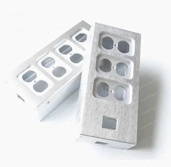

Full aluminum HIFI EU power case EU US standard plug power socket chassis HiFi DIY box