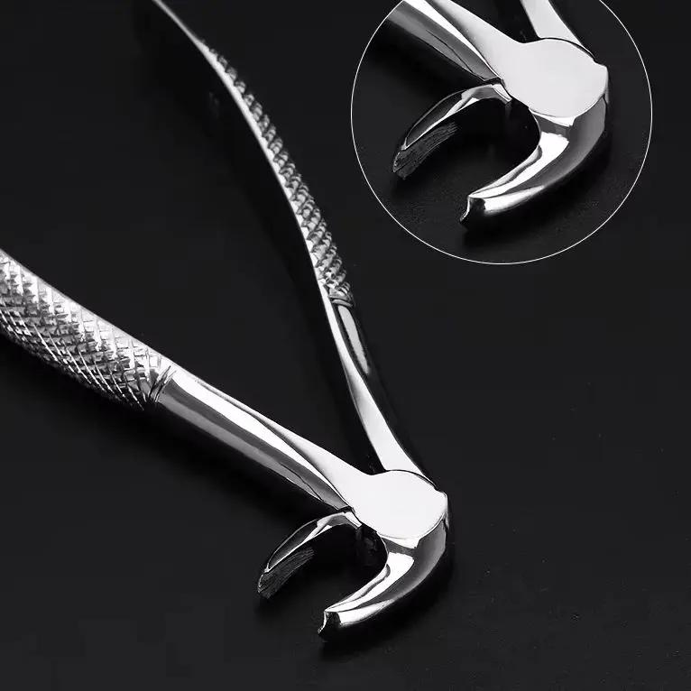 

7pcs Stainless Steel Dental Extraction Forceps Pliers Kit for Adult & Children Surgical Teeth Removal Tool Set