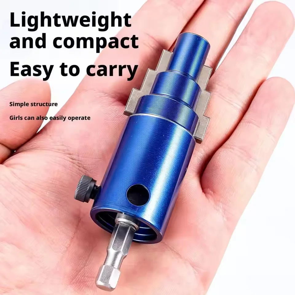 مستخرج أنابيب المياه اليدوي 4/6/1 بوصة، قاطع أنابيب الحفر الكهربائية العالمية ومستخرج الأسلاك مع قضيب توصيل للمنزل #2