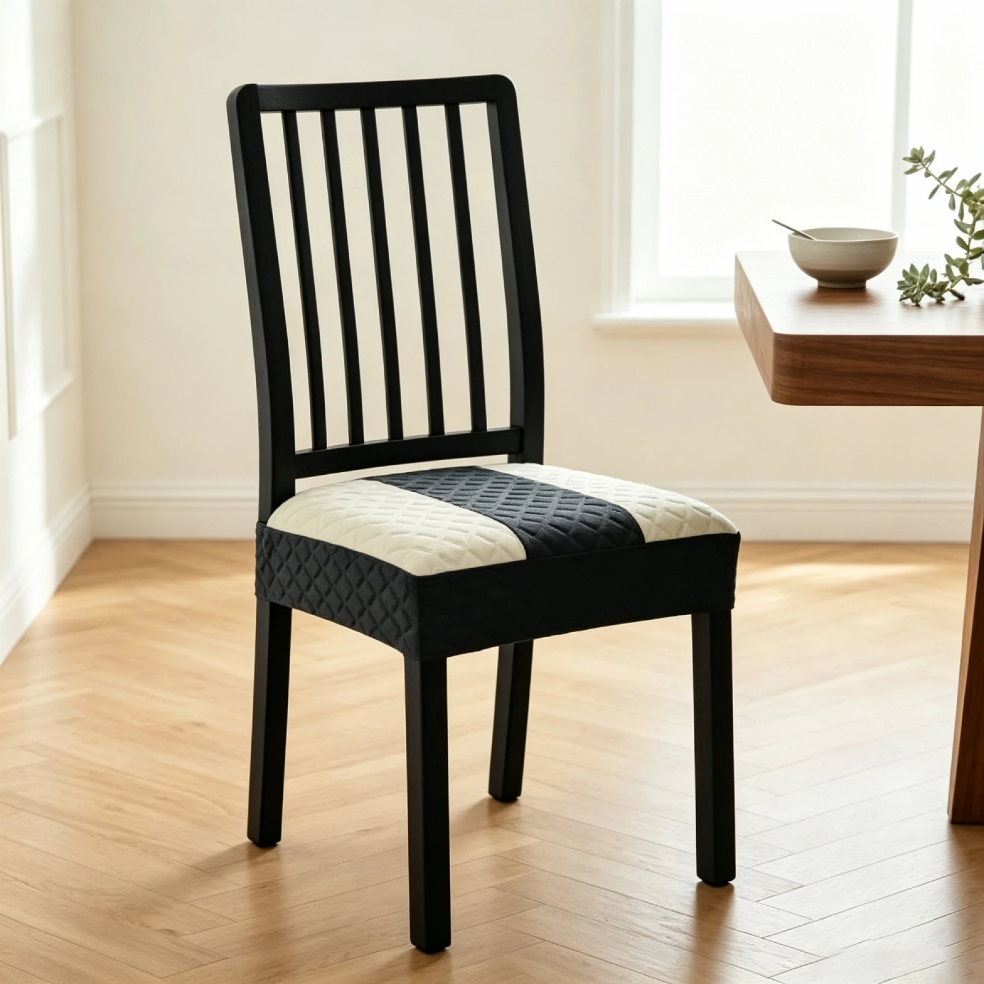 Stretch Chair Covers Argyle Jacquard Dining Room Chair Slipcovers