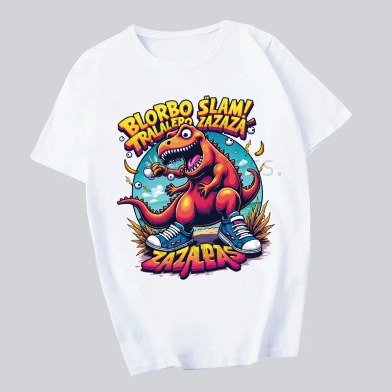 

Brainrot Meme Tralalero Tralala Men's Tshirt Cute Printing Shirt Mens Fashion T-Shirt For Men Casual Tops Short Sleeve