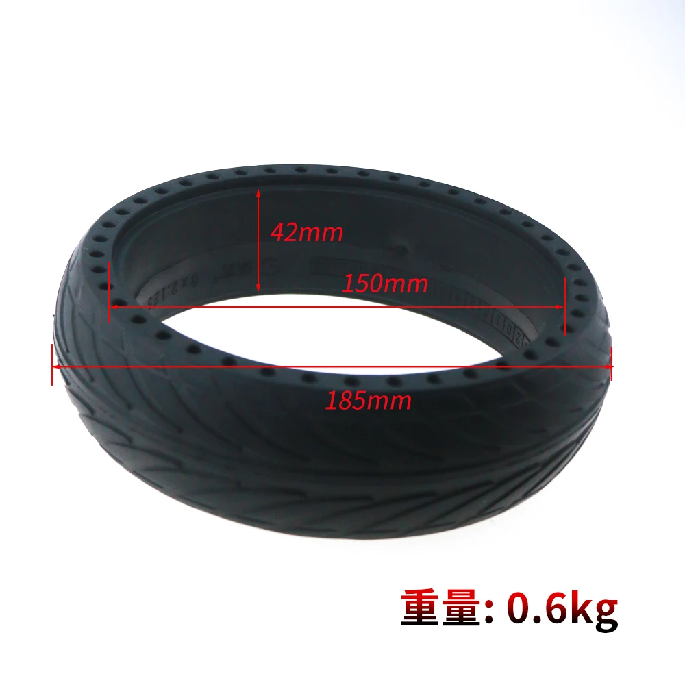 8Inch Solid Tire for Ninebot ES1 ES2 ES3 ES4 Electric Scooters 8*2.125 Puncture Resistant  Shock absorbing Honeycomb Tyres Parts