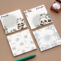 Office School Supplies Cartoon Cute Panda Sticky Notes for Students Office Marking Memo Pads Wholesale Memo Pad Gift Kawaii