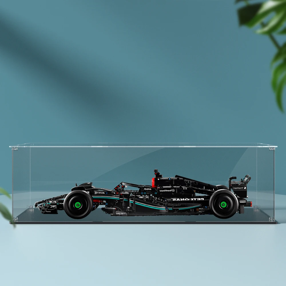 Boîte de présentation en acrylique pour Lego 42171, vitrine pour Mercedes, bloc de construction, anti-poussière, transparent, modèle de voiture,