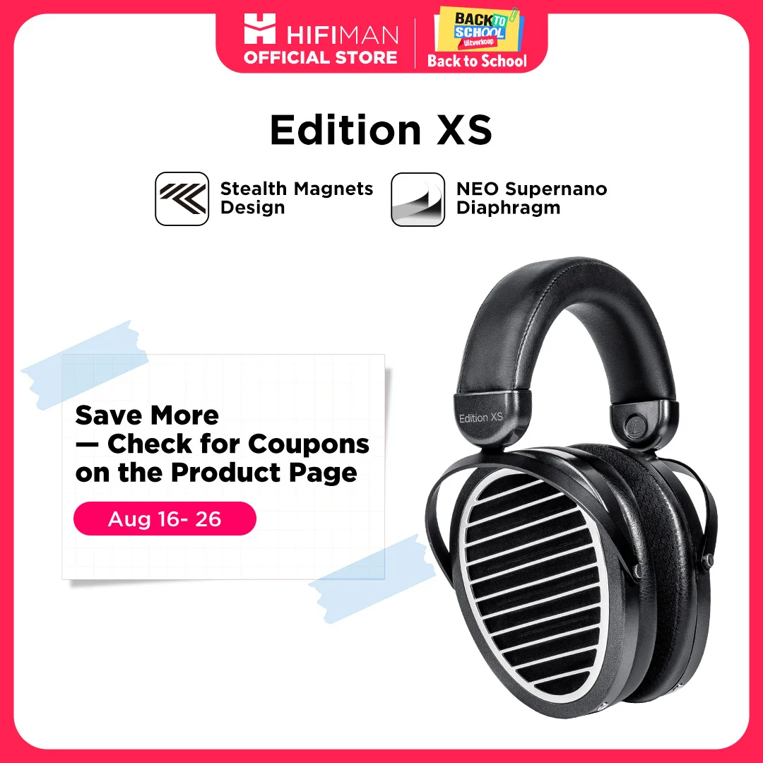 HIFIMAN Edition XS ヘッドホン ブラック 特別割引