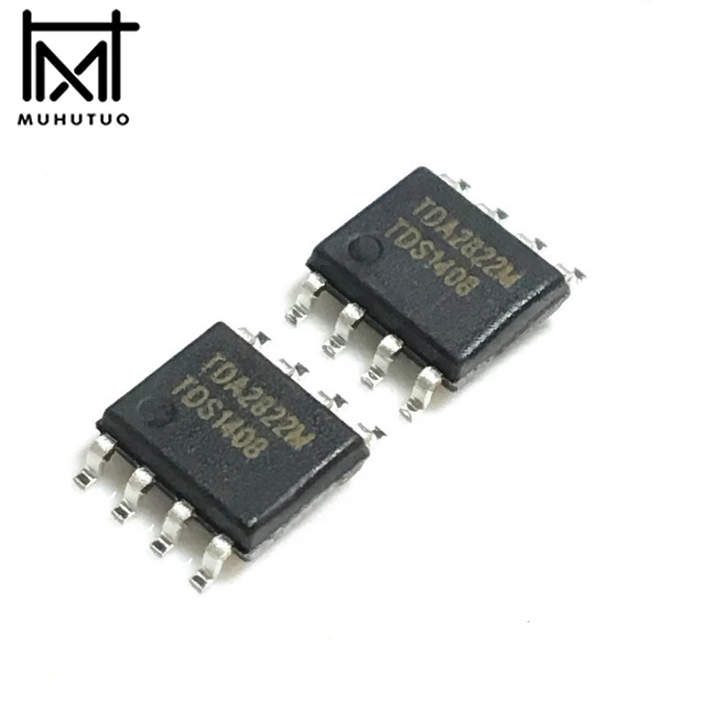 10 개/몫 TDA2822M SOP8 3V 6V 9V 12V 15V TDA2822 SOP8 8 핀 구성 요소