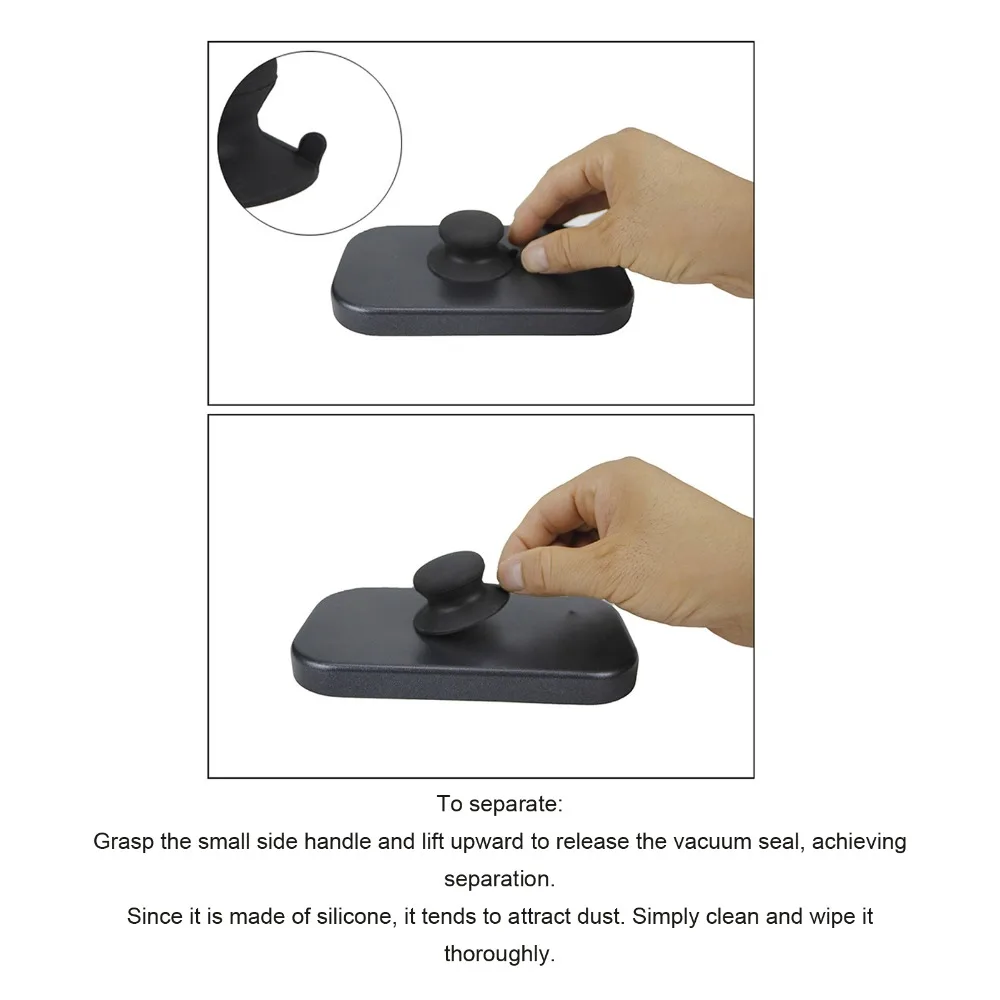 Durable Anti Scald Silicone Handle Non Slip Easy Grip Pot Cover Knob Suction Cup Knob Cooking