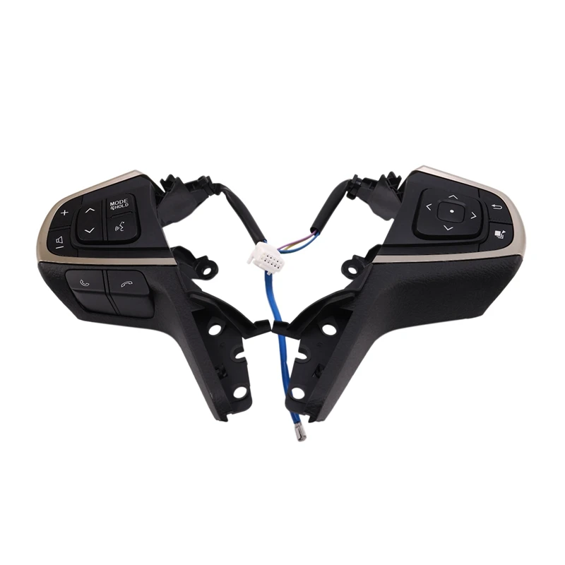 

2X Car Multi-Function Steering Wheel Cruise Control Buttons Switch For Toyota Innova 2015-2019