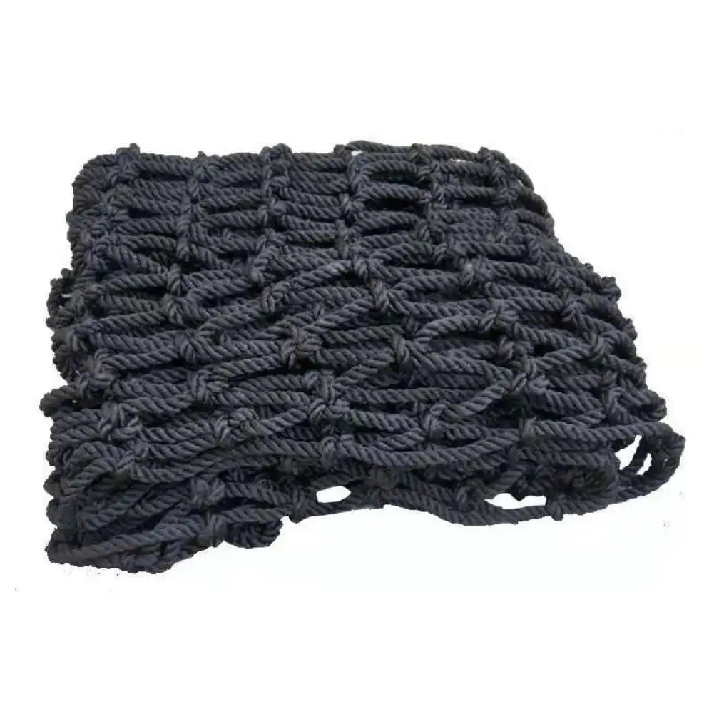 Schwarzes Nylon-Netz Kindersicherheitsnetz Anti-Fall-Netz für Balkon Fenster Treppenhaus Terrasse Pool Fußballfeld Zaun zum Schutz von Kindern, Katzen und Hunden – Detail 9