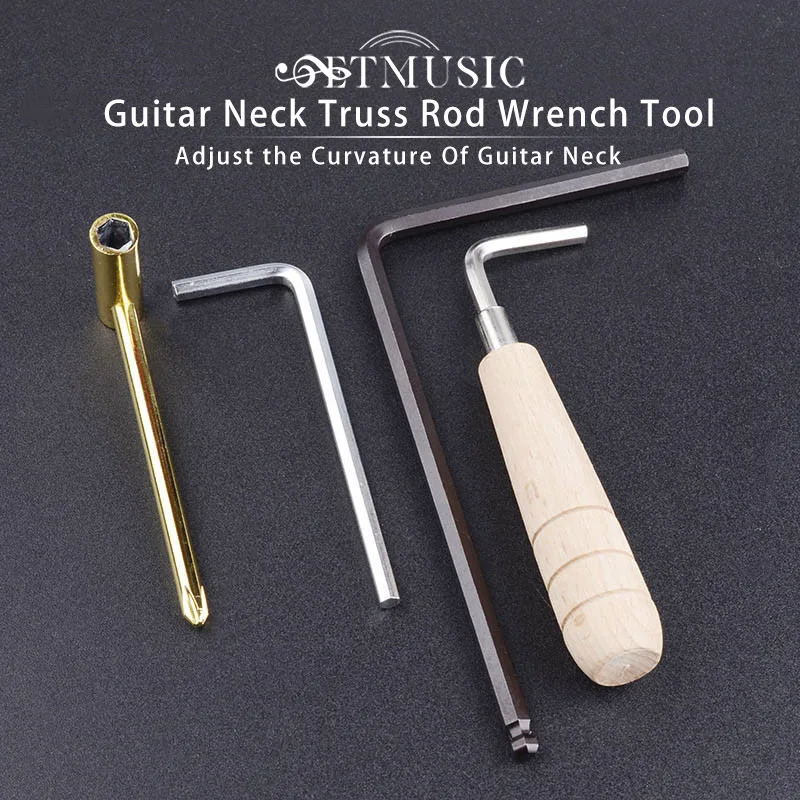 Guitar Uses Adjust the Curvature Of Guitar Neck Truss Rod Guitar Wrench Hex Wrench Tool Mandolin Ukulele Luthier Tool