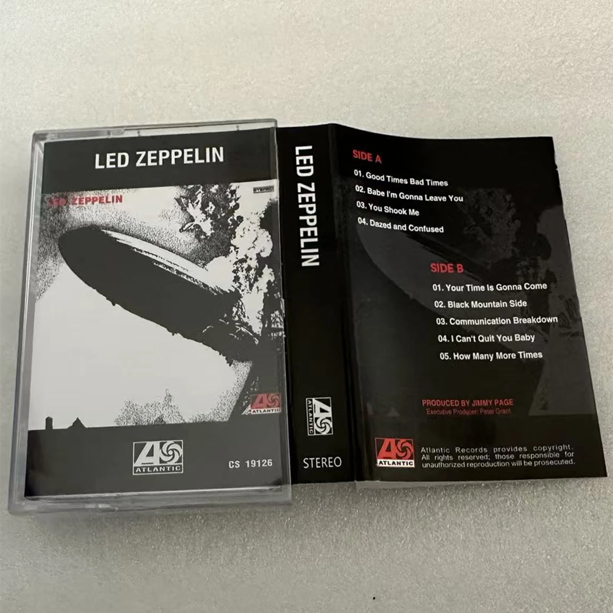 Blues Rock Jimmy Page-Cinta musical, álbum remasterizado, buenas veces, casetes, Cosplay, Walkman, grabadora de coche, caja de rastas sonoras