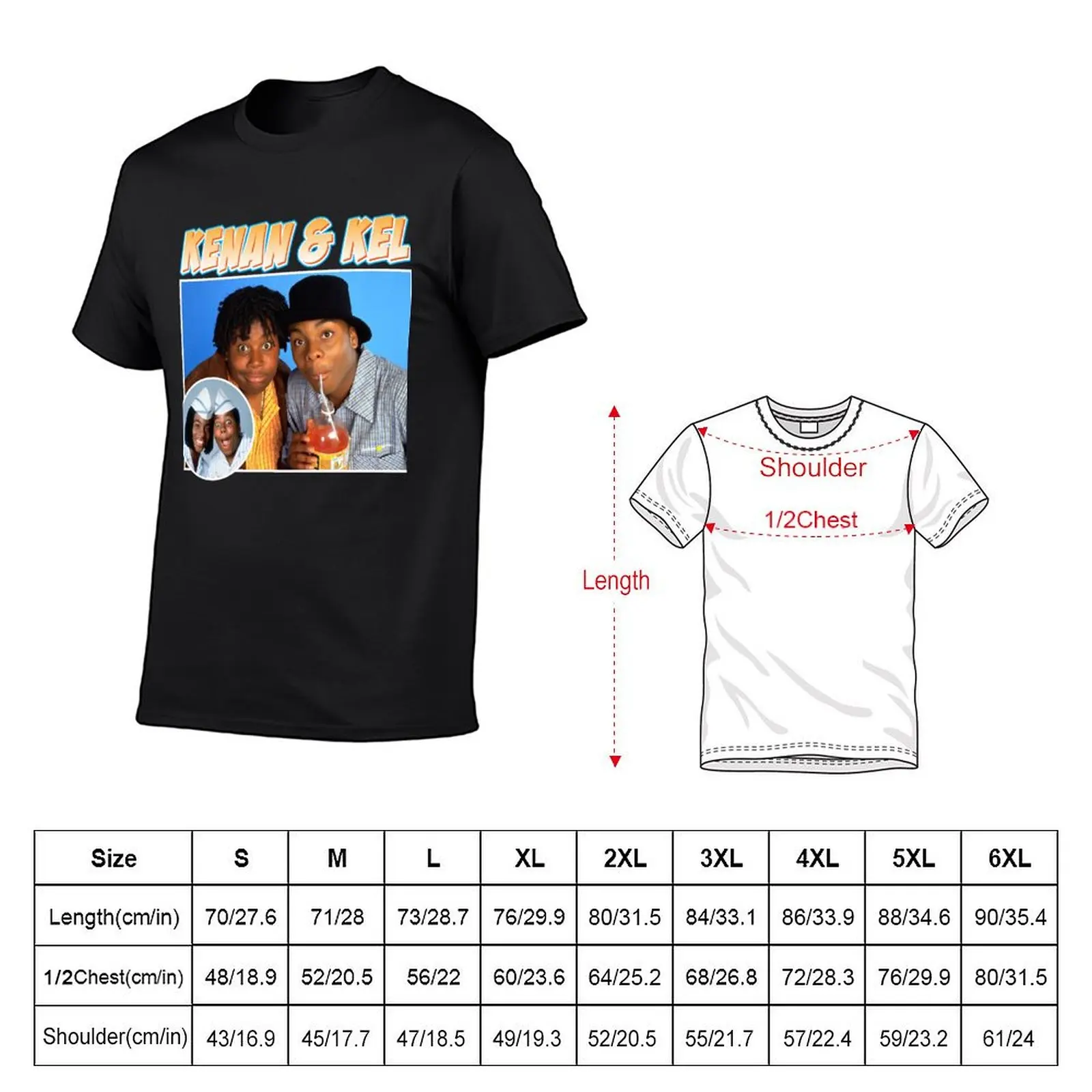 Kenan Kel Montage T-Shirt cute tops graphic t shirt vintage mens workout shirts