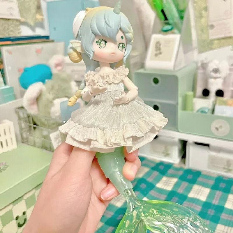 

Genuine Eucalyptus Painted Tidal Secret Fantasy Biological Mermaid Bjd Gift Blind Box Hand-Made Ornaments Holiday Birthday Toys