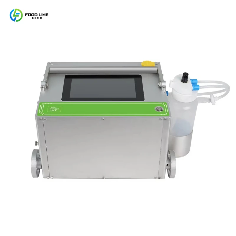New Portable Cart Mobile Large Character QR Code Inkjet Printer Date Coding Machine for Steel Plate Wood Board Customized