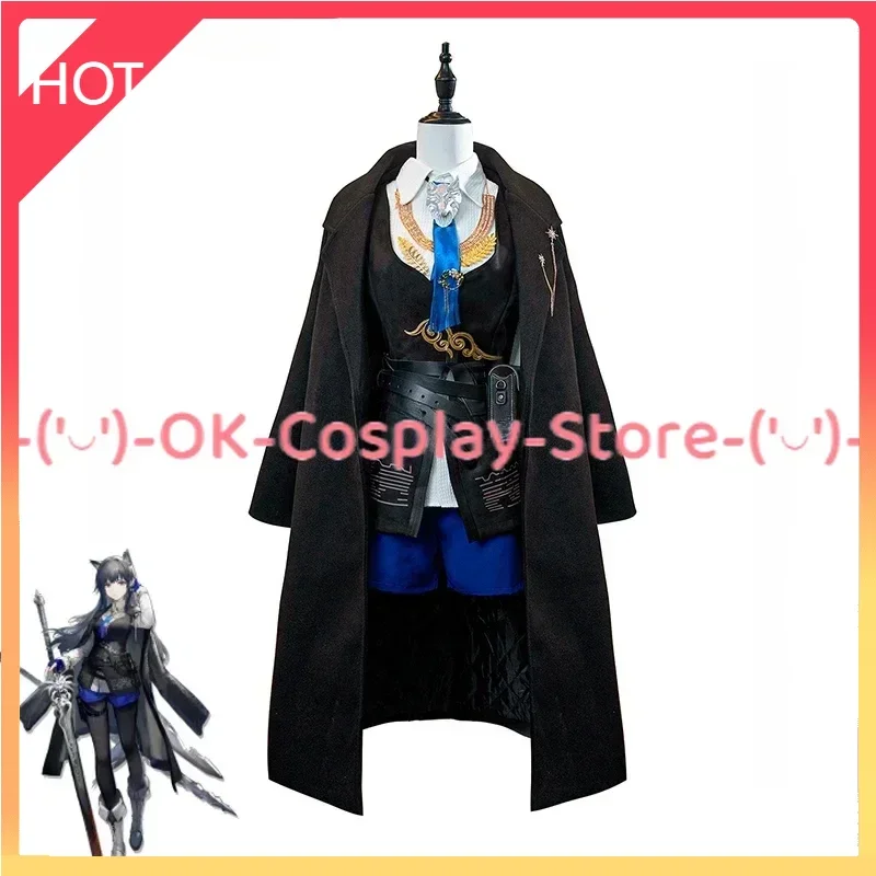 Game Arknights Texas the Omertosa Cosplay Costume Women Cute Dress Party Suit Halloween Carnival Uniforms Custom Made