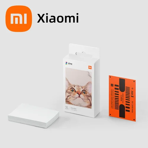 Xiaomi-papel de impresora de bolsillo ZINK, autoadhesivo Original, impresión fotográfica, 50/100/200 hojas, Mini papeles de impresora de 3 pulgadas