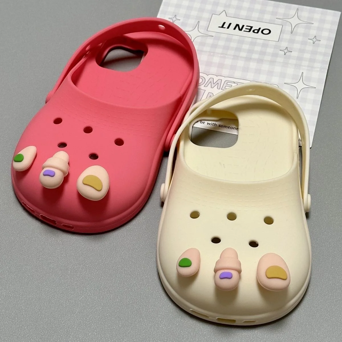 ثلاثية الأبعاد مقلد هول النعال 17 الهواء جراب هاتف آيفون 17 16 15 14 13 12 برو ماكس 16pro مضحك محاكاة ساخرة الإبداعية غطاء للحماية #5