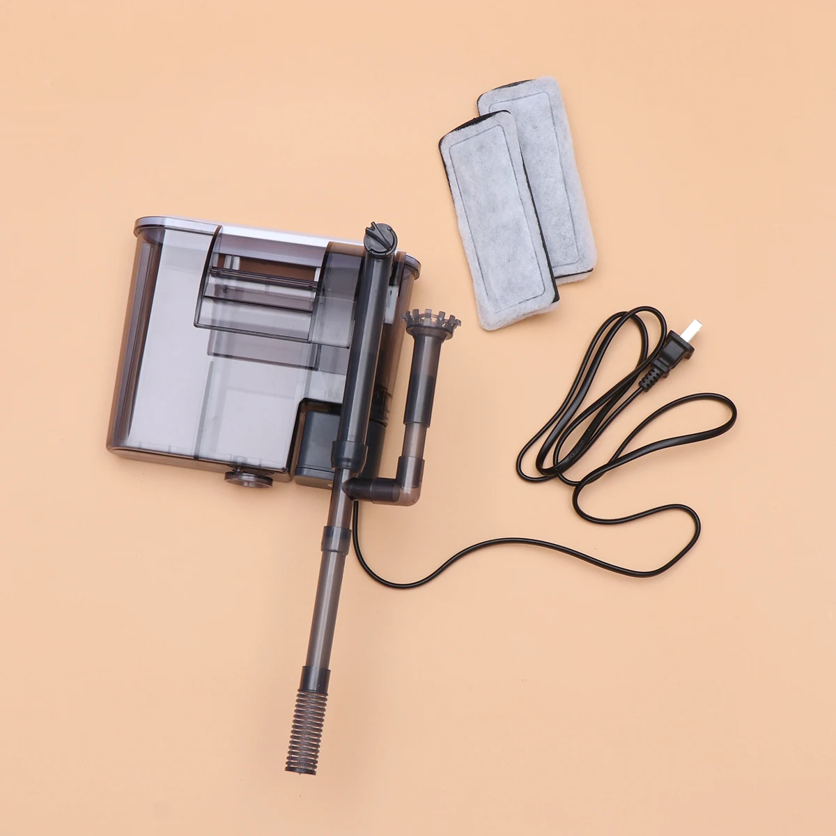 

Aquarium On Filter WallMounted Oxygen Pump Fish Tank Filtration Triple Filters Submersible Biochemical Physical Aeration Stable