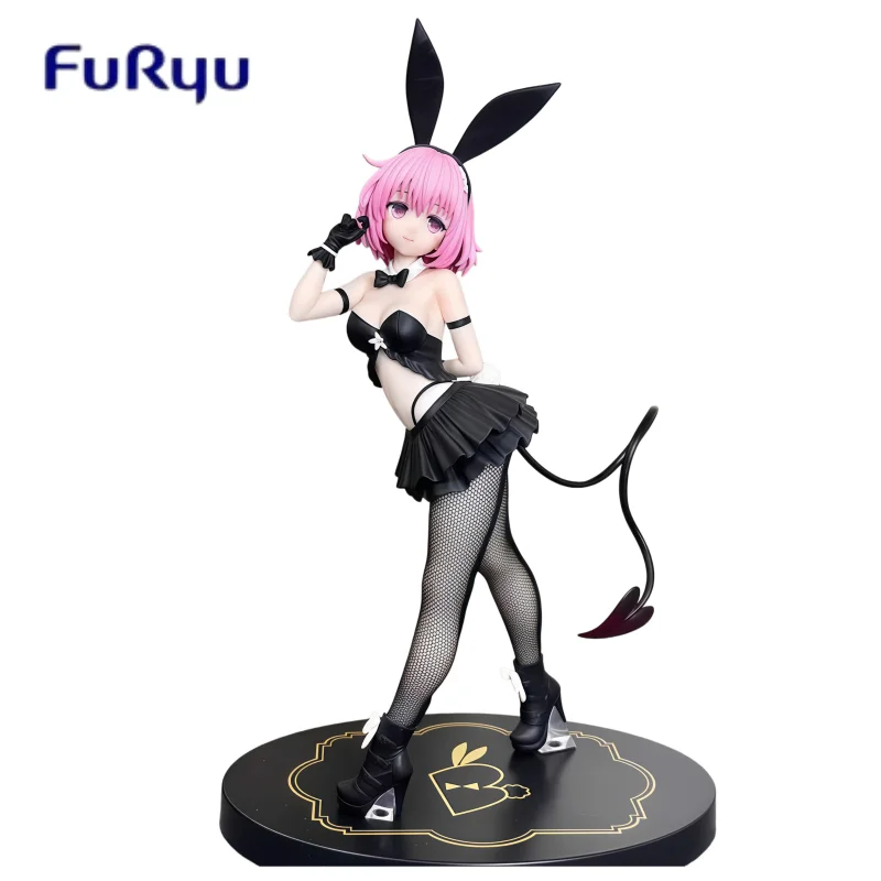 NUEVO Original Genuino FuRyu To Love Ru Darkness 27cm Momo Belia Deviluke BiCute Bunny Girl Figura de Anime Linda para Escritorio, Juguetes, Regalo