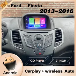 Carplay For 2013 2014 2015 2016 Ford Fiesta Android Player DSP Screen Auto Audio Stereo GPS Navigation Radio Recorder Head Unit