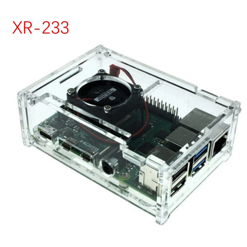 for Raspberry Pi 4Th Generation Acrylic Case, Heat Dissipation Transparent Case for Raspberry Pi