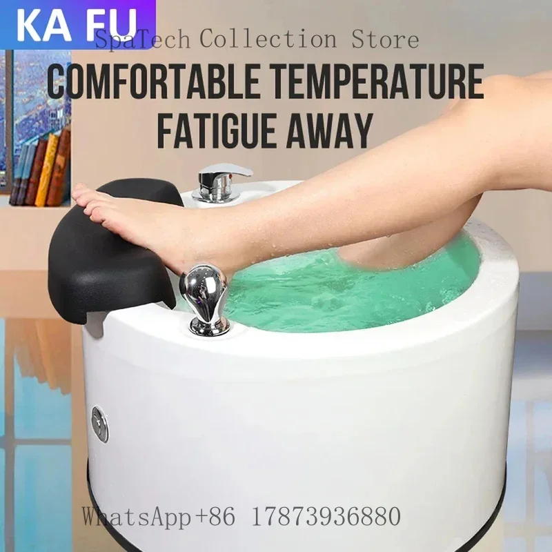 

Electric Pedicure Basin with Surfing Massage Foot Bath Tub Spa Footbath Bowl for Beauty Salon