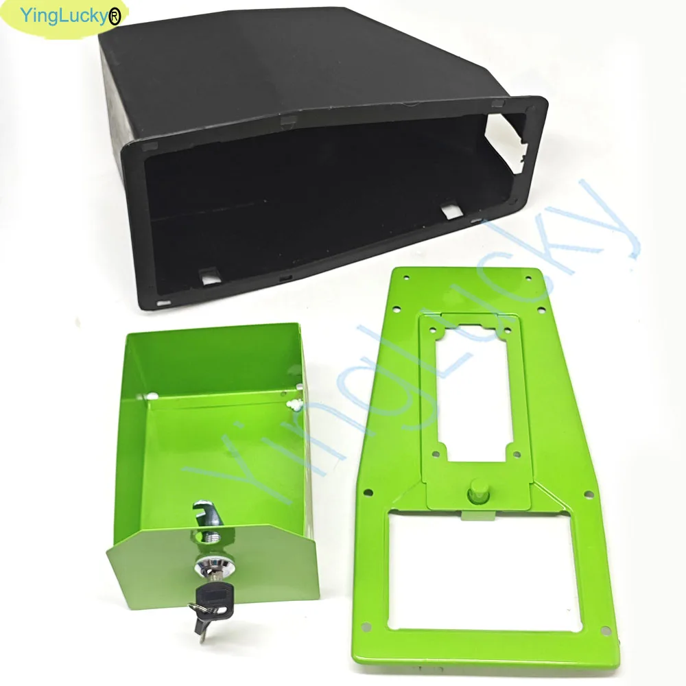 Arcade coin acceptor with arcade door to accept game tokens Multi-currency coin acceptor can for claw machines, swing machines