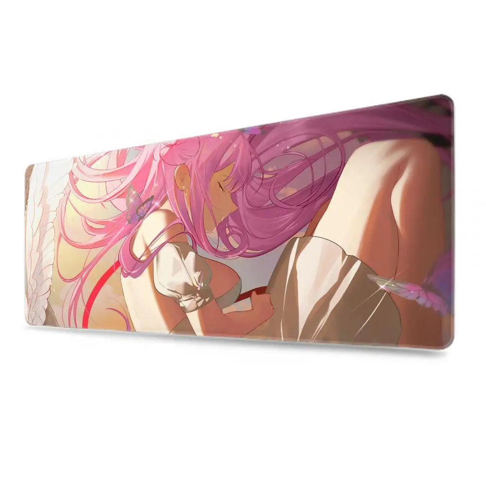 Fashion Game Blue Archive Cute Misono Mika Mouse Pad Non-Slip Rubber Edge locking mousepads Game play mats for notebook PC compu