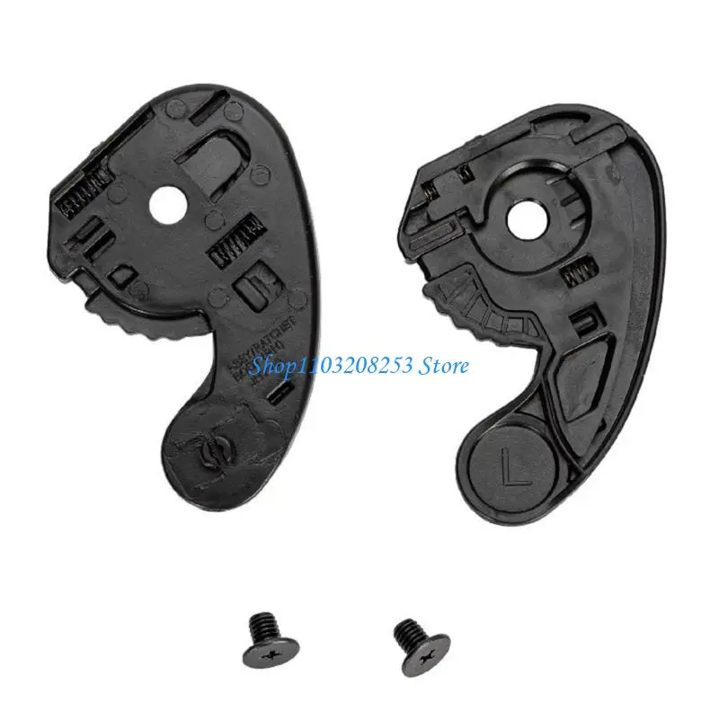 

R6FA 1Pair Motorbike Helmets Visors Base Plate LensHolder For NZI SYMBIO Helmets Lens Fixing Base