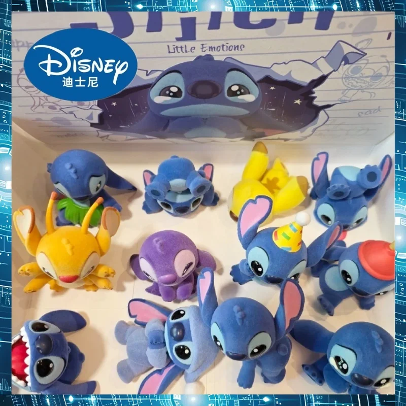 

Disney Original Stitch Little Emotions Series Blind Box Anime Action Figure Mysterious Toy Collectible Ornaments Customized Gift