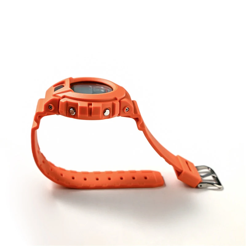 Pulseira de Borracha Esportiva e Aro para Relógio Casio G-SHOCK DW-6900 DW-6600 DW-3230 Masculino, Kit de Reequipamento com Capa Protetora de Resina TPU à Prova d'Água