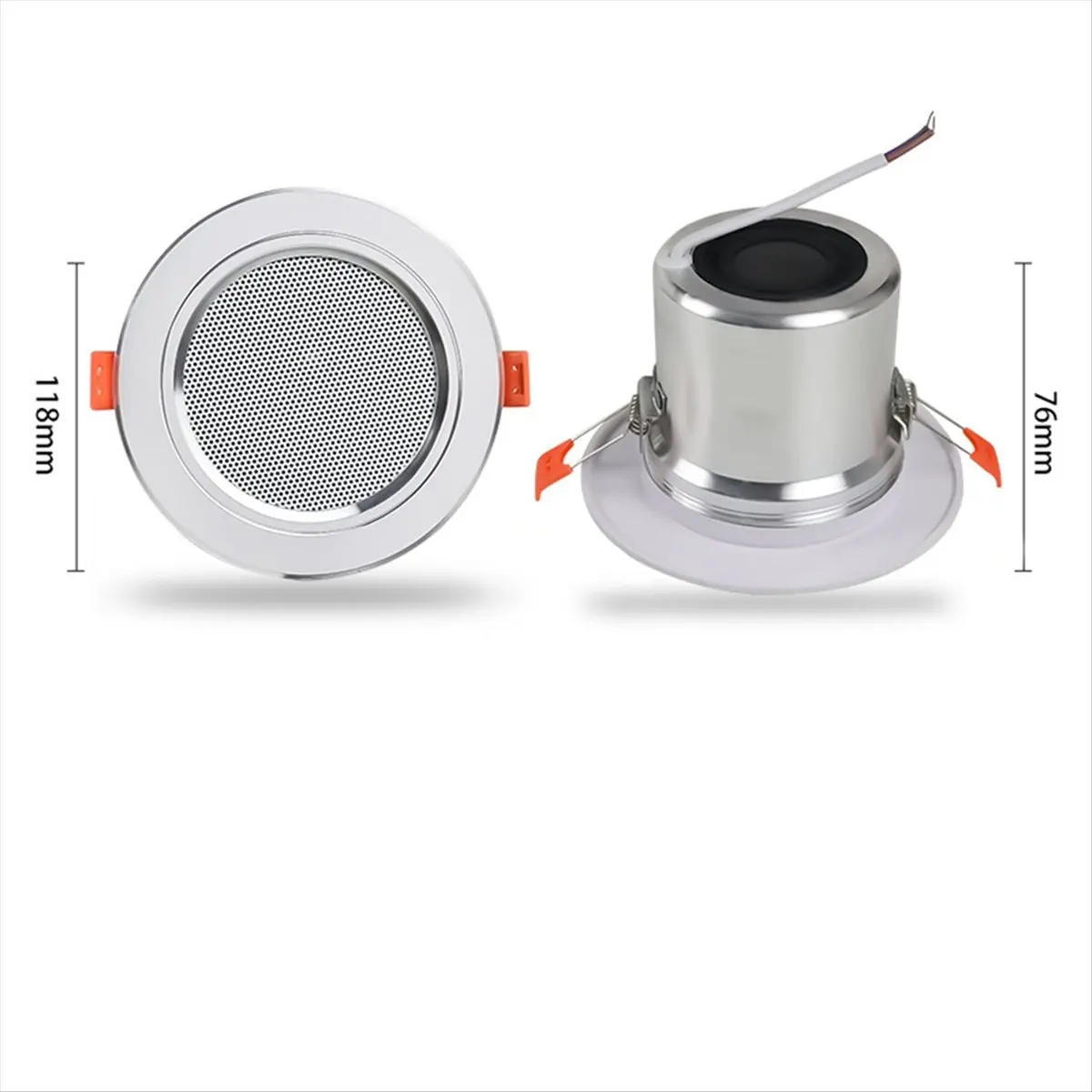 2026 nuevo + Mini altavoz de techo 12W altavoz estéreo HiFi sistema de sonido de cine en casa dirección pública Audio de fondo Baño