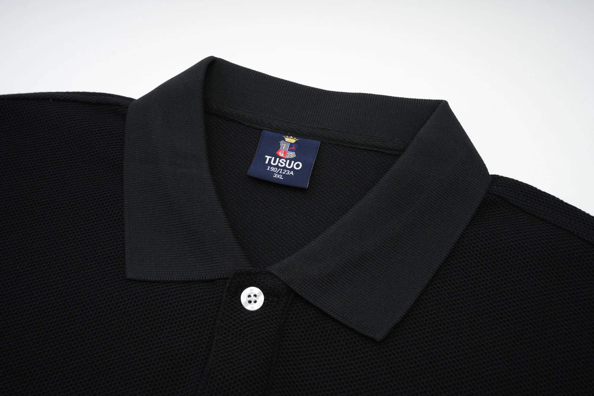 Men\'s polo shirt MIRACLE embroidery stitching color contrast classic fashion original design polo collar pure cotton breathable
