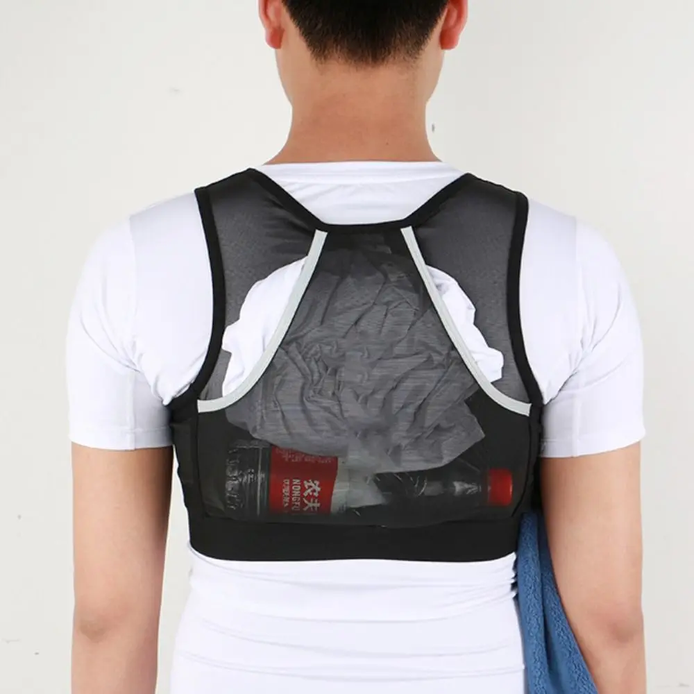 Practical Outdoor Running Vest Reflective Large Capacity Running Storage Bag Breathable Elastic Sports Supplis Climbing