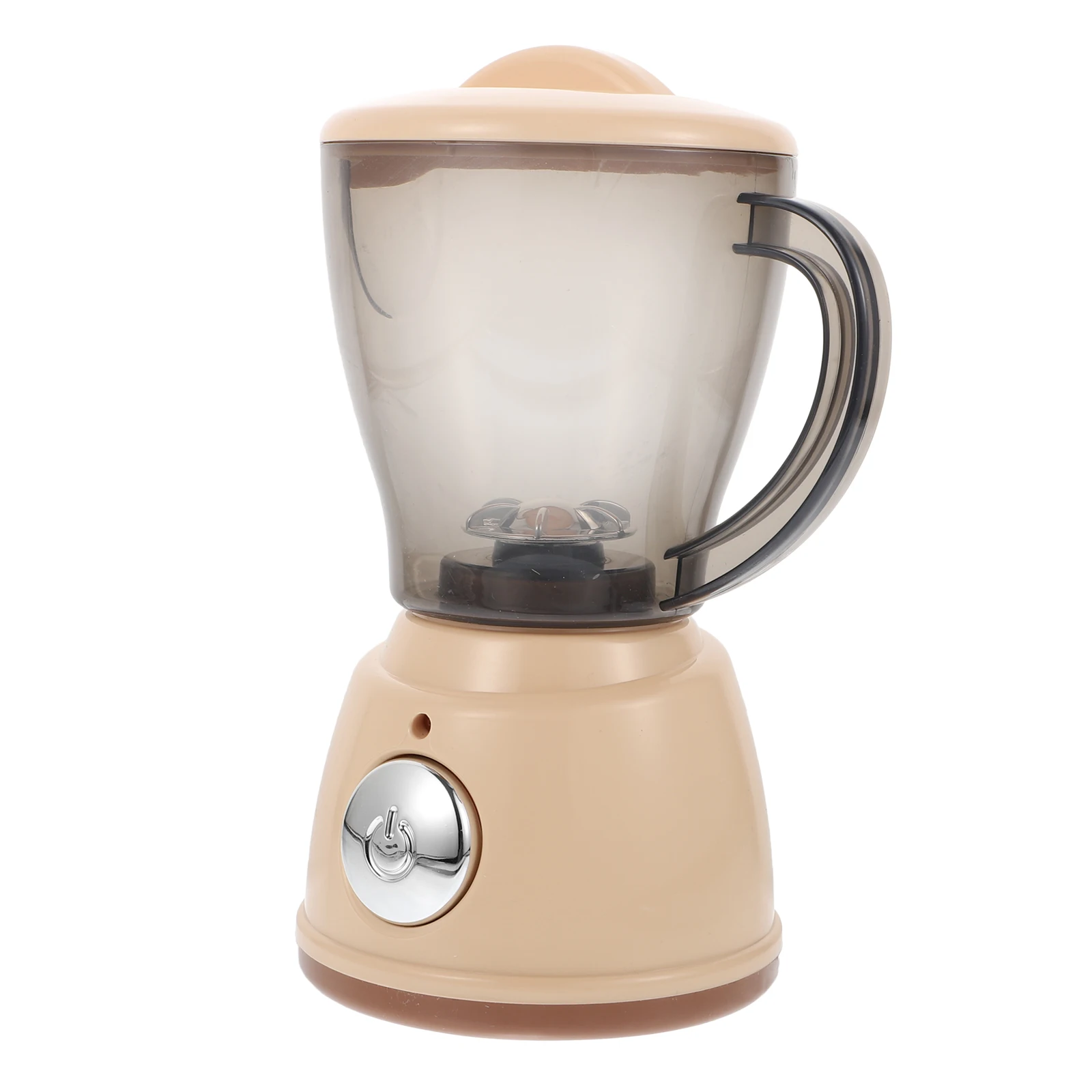 1 Stück niedlicher Mini-Entsafter für Kinder, bezaubernde Desktop-Dekoration, leichtes Spielzeug zum Anfassen, mit Soundeffekten, Kunststoff-Küche