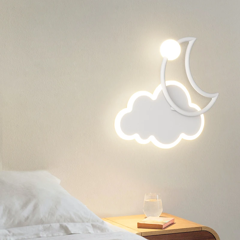 Nordic Modern LED Wall Lamp Children Room Light Minimalist Creative Indoor Lighting Home Decor Living Room Bedroom Lamps