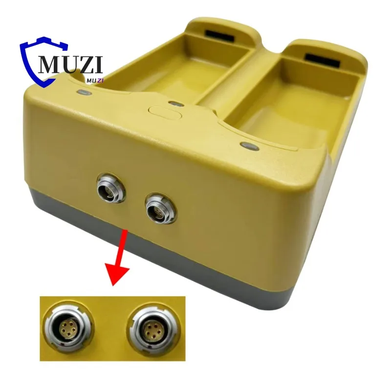 GR5 Battery Charger for Topcon Dual Charger with A00302 Power Cable 5 Pin Hiper Power Adapter Fast Charger DC 12V