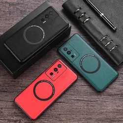 For Xiaomi POCO F5 Pro Case Luxury PU Leather Wireless Charging Protective Back Cover Phone Cases For Xiaomi POCO F5 F5Pro Shell