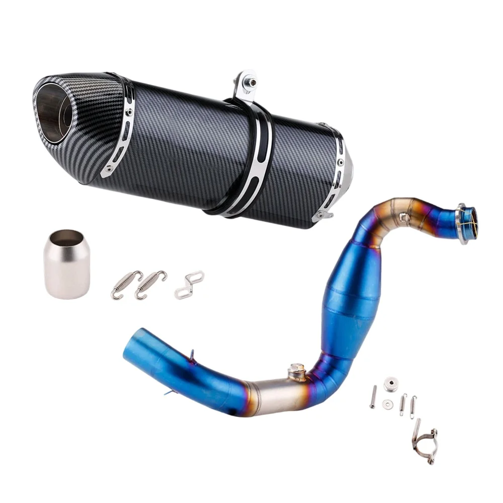 العادم منتصف وصلة الأنابيب الخمار نصائح 420 مللي متر نظام لسيارات BMW G310R G310GS 2016-2023 أنظمة العادم أنابيب العادم #4