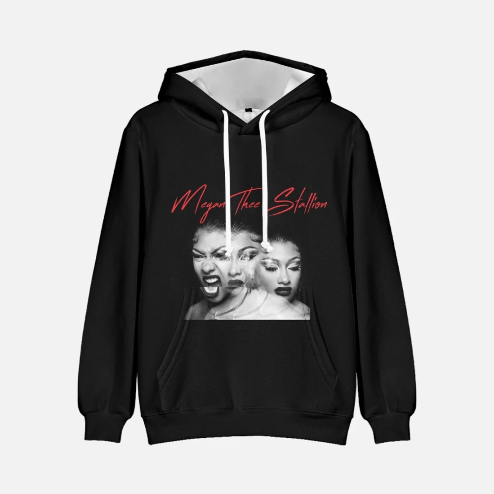 2024 Megan Thee Stallion Hoodie 3D Print Men/Women Fashion Casual Harajuku Style Sweatshirt Hip Hop Clothes Women's sweatshirt