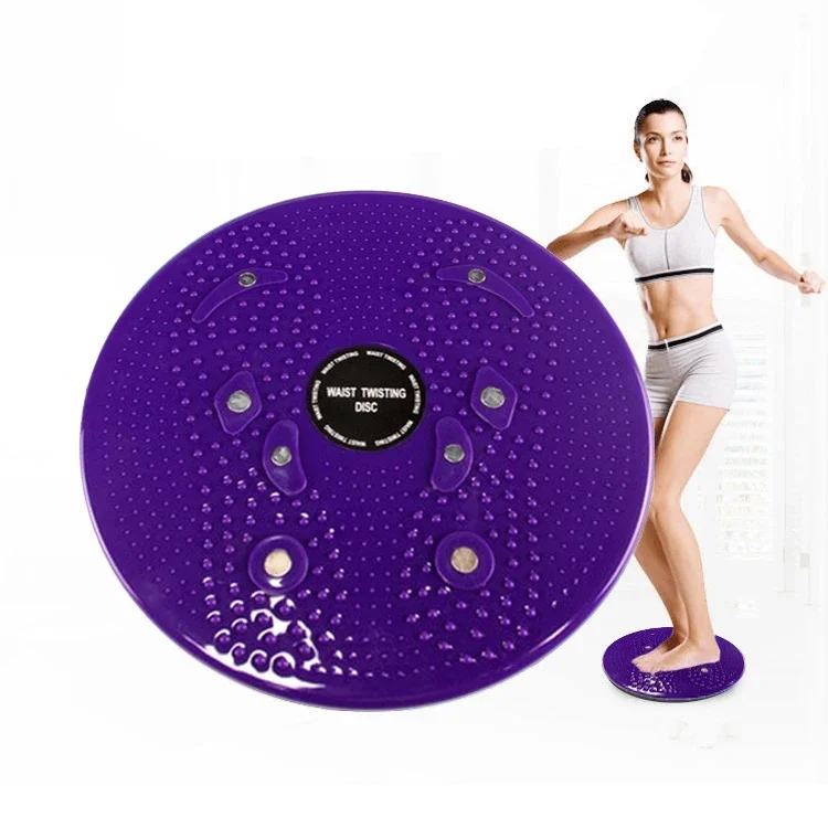 

Aerobic Exercise Fitness Magnet Wriggling Waist Disk Twist Board, Size: 25*3cm(Purple)