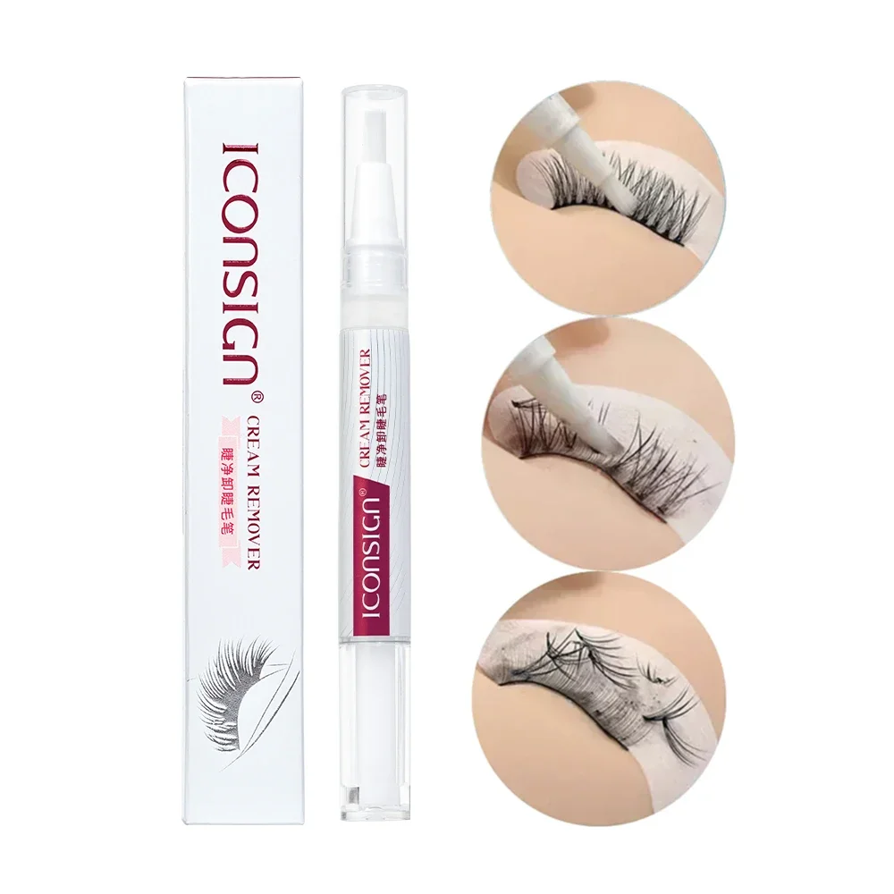 New Arrival 5ml Eyelash Glue Remover Pen Fastest Eyelash Extension Remover Reusable Adhesive Soft False Eyelash Remover Makeup