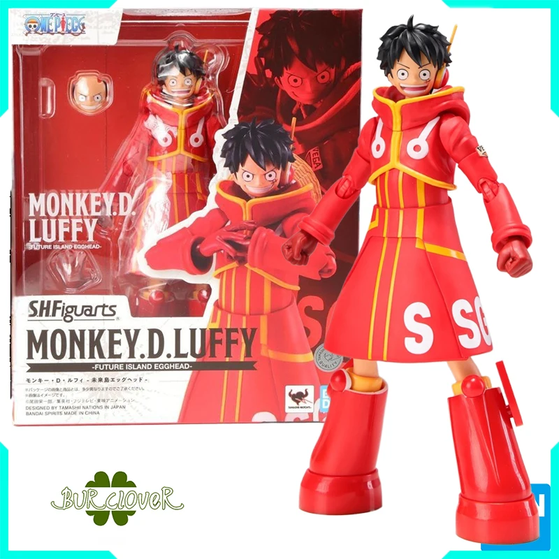 

BANDAI Original ONE PIECE SHF MONKEY.D.LUFFY Egghead Arc Action Figure Toys For Boys /Girls /Kids /Christmas Gift Collectible