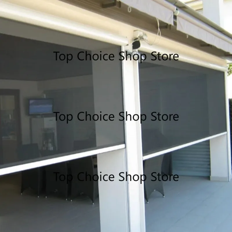 Remote Control Motorized Large Size Garage A-nti Insect/mosquito Screen Window and Door