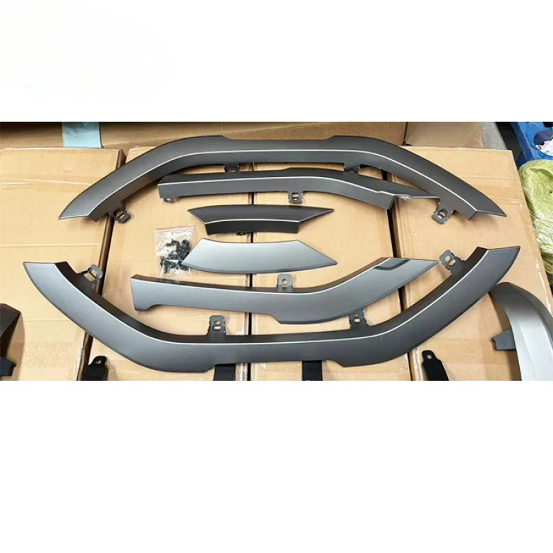 

Premium Wheel Eyebrow, Fits 2024 Prado LC250 ABS White Gray Black Silver